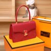 Large Capacity Red Handbag