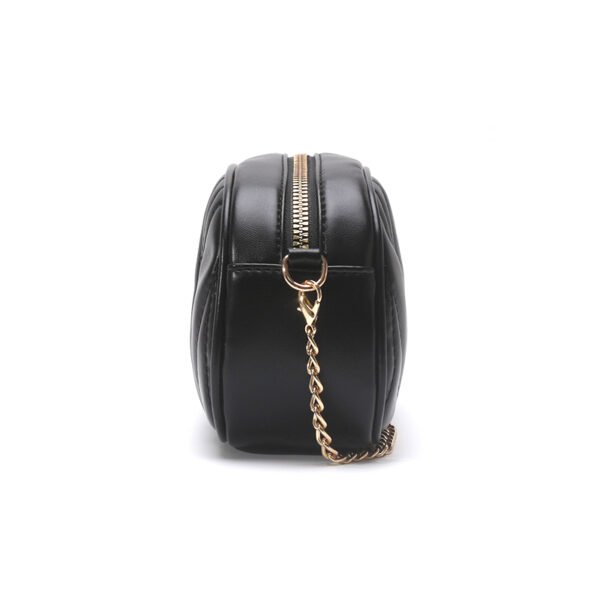 9ea701661076deb05e61e736be4c481 Large Capacity Three-Zipper Crossbody PU Bag