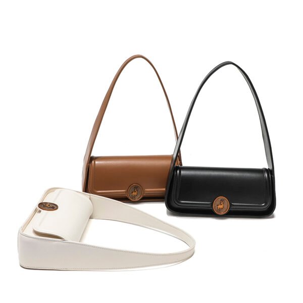 BE9A0017 Niche retro baguette bag high-quality texture underarm bag ladies summer new fashion commuting versatile shoulder bag