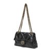 Exquisite diamond embroidery bag summer new classic chain shoulder bag black and white temperament women's bag fashionable versatile bag