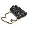 Exquisite diamond embroidery bag summer new classic chain shoulder bag black and white temperament women's bag fashionable versatile bag