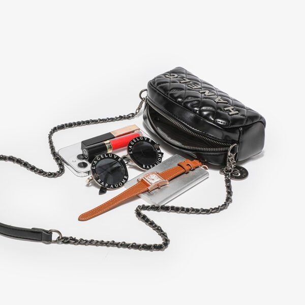 BE9A3096 New Letter Mini Small Perfume Diamond Lattice Chain Crossbody Bag