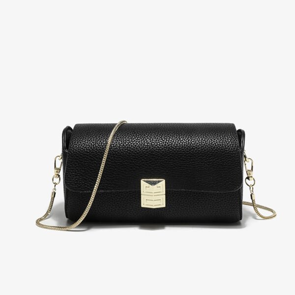 BE9A4119 2025 Trend Soft Leather Lychee Pattern Pillow Bag Single Shoulder Crossbody Small Bag