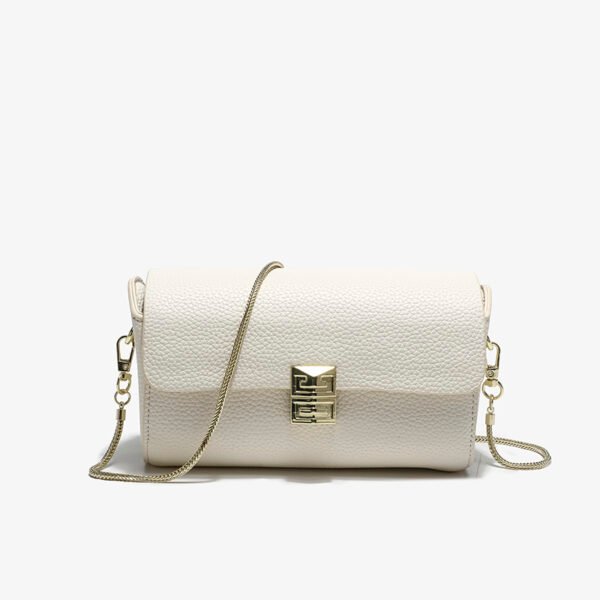 BE9A4124 2025 Trend Soft Leather Lychee Pattern Pillow Bag Single Shoulder Crossbody Small Bag