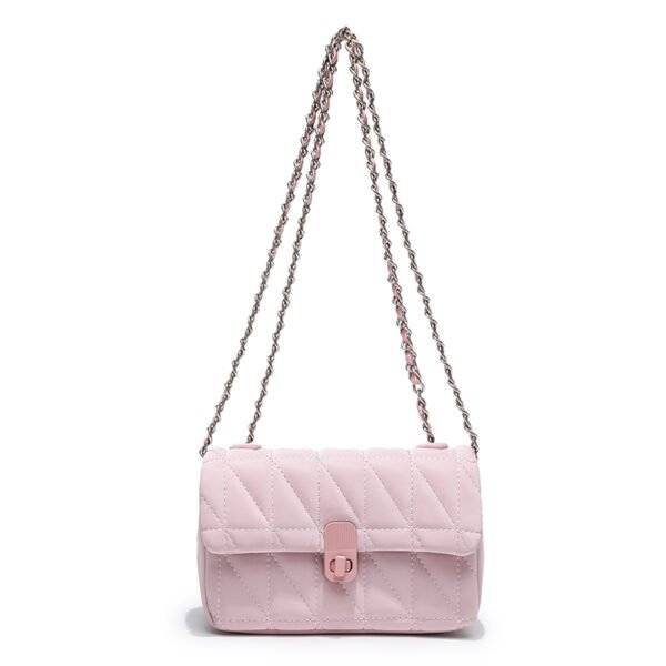New spring and summer high-quality small bag for women, diamond chain shoulder underarm bag, versatile crossbody small square bag