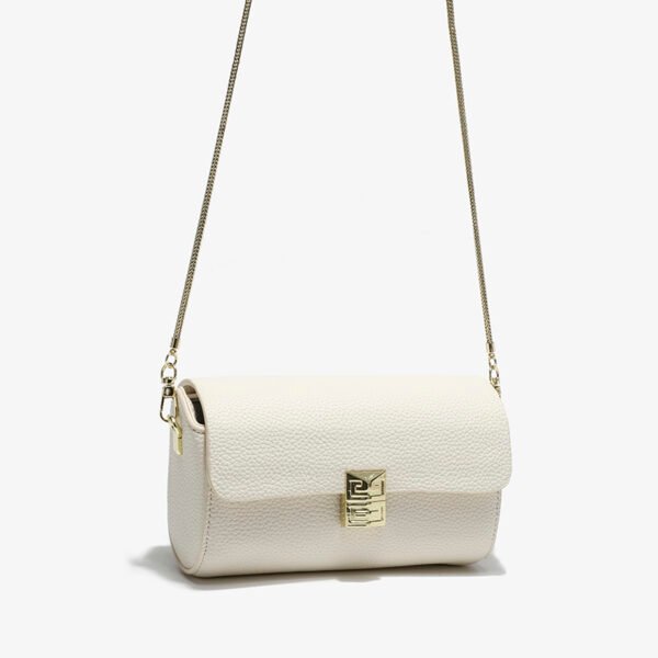 BE9A4141 2025 Trend Soft Leather Lychee Pattern Pillow Bag Single Shoulder Crossbody Small Bag