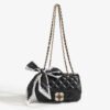 Small And Versatile Small Chanel Style Diamond Chain Bag Stylish Small Square Bag Female High-End Shoulder Messenger Bag