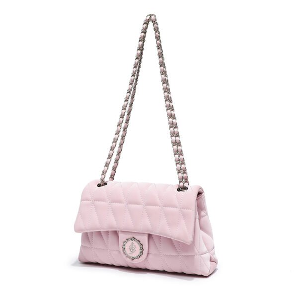 New summer handbags for women elegant temperament small fragrance style diamond shoulder bag light luxury retro chain underarm bag