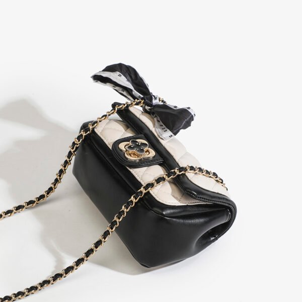 Small And Versatile Small Chanel Style Diamond Chain Bag Stylish Small Square Bag Female High-End Shoulder Messenger Bag