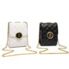 BE9A4502 Classic diamond chain mobile phone bag fashionable small Chanel style temperament shoulder small square bag personality note coin purse