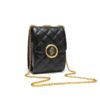 BE9A4515 Classic diamond chain mobile phone bag fashionable small Chanel style temperament shoulder small square bag personality note coin purse