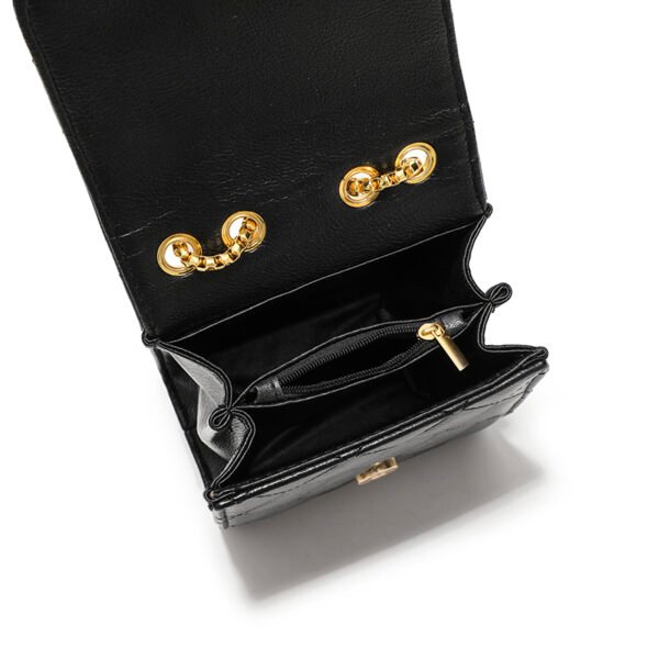 BE9A4526 Classic diamond chain mobile phone bag fashionable small Chanel style temperament shoulder small square bag personality note coin purse