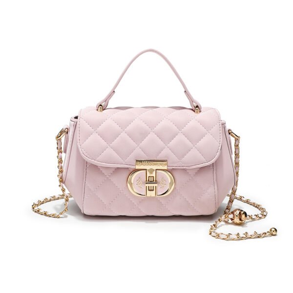 Indentation small Chanel style handbag rhombus small bag women's bag popular new simple western-style shoulder messenger bag