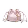 Small bag popular bag women's bucket versatile high value new style fashion advanced crossbody bag one shoulder niche chain