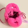 BE9A7143 High-Grade Plush Bag For Women, Versatile New Style Women's Bag, Fashionable Plush Bucket Bag, Cute Hand-Held Messenger Plush Bag