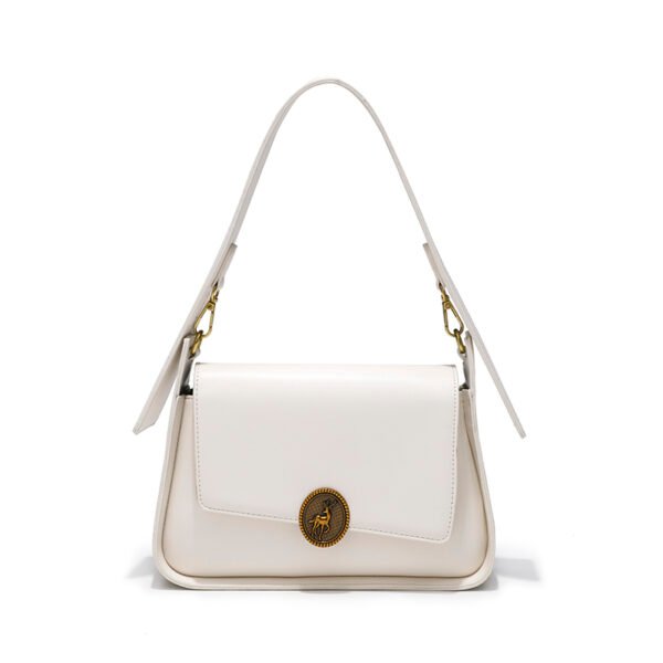 New Saddle Bag: Solid Color Shoulder Bag