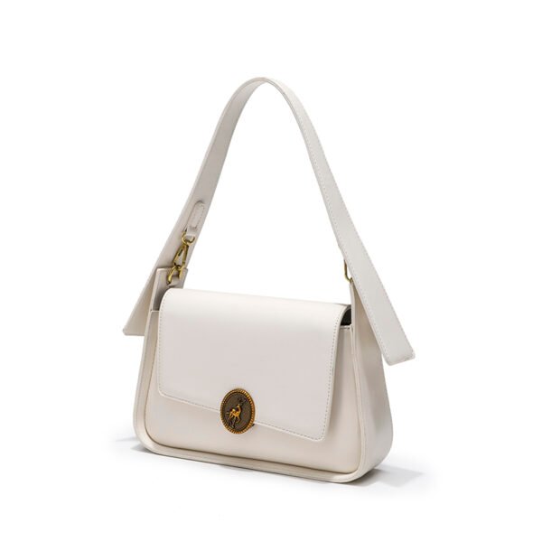 New Saddle Bag: Solid Color Shoulder Bag