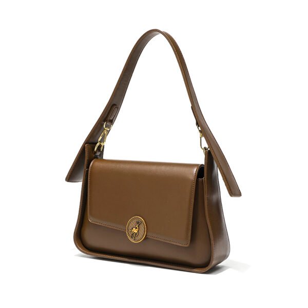 New Saddle Bag: Solid Color Shoulder Bag