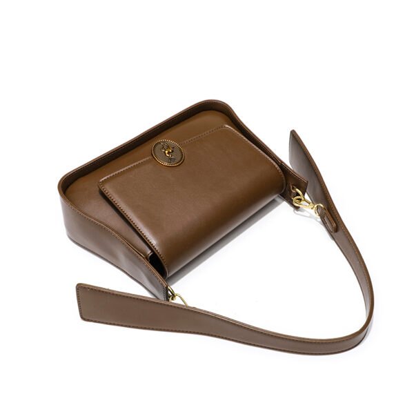 New Saddle Bag: Solid Color Shoulder Bag