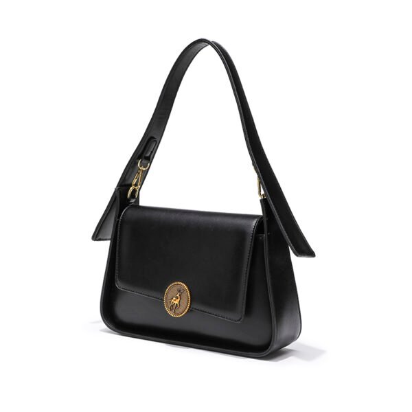 New Saddle Bag: Solid Color Shoulder Bag