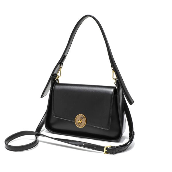 New Saddle Bag: Solid Color Shoulder Bag