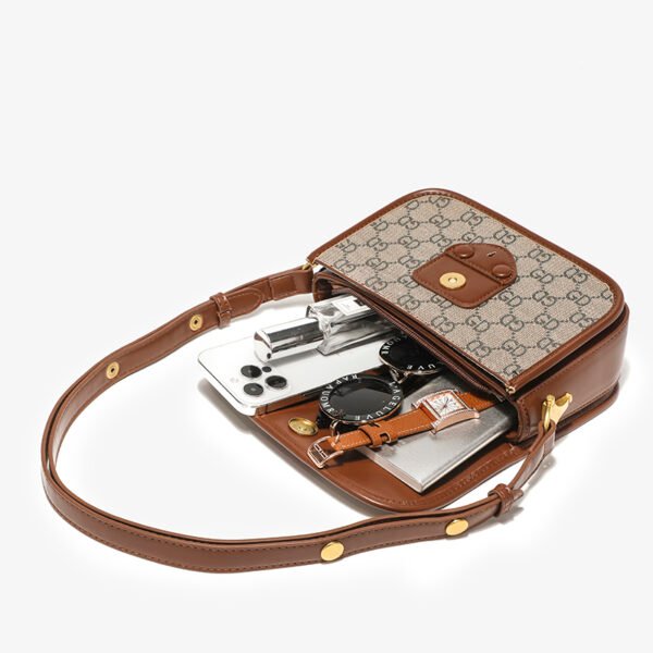 Retro Horsebit Buckle 1955 Saddle Bag