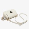 BE9A9381 Niche Design Soft Leather Peach Heart Buckle Bag