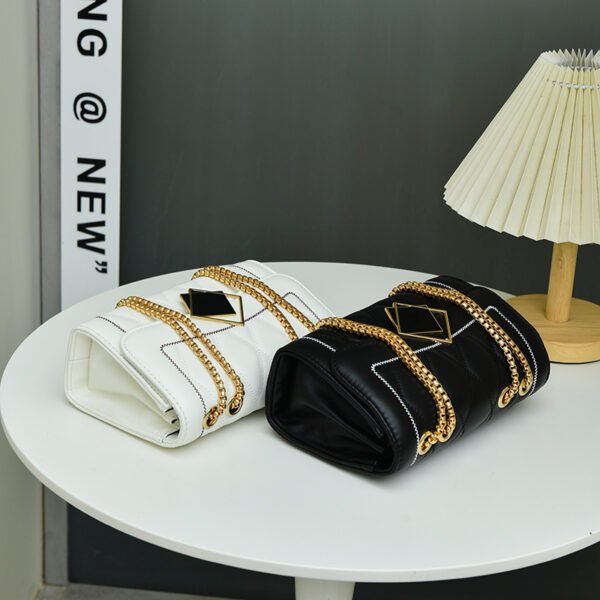 DSC_3477_1 Black Diamond Bag For Women Summer Fashion All-Match Chain Shoulder Bag Temperament Crossbody Handbag