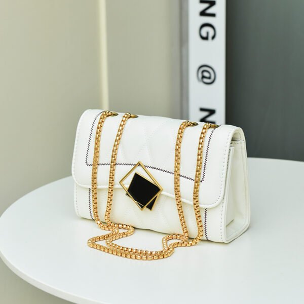 DSC_3488_1 Black Diamond Bag For Women Summer Fashion All-Match Chain Shoulder Bag Temperament Crossbody Handbag