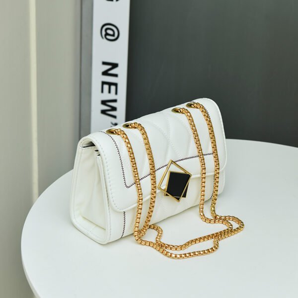 DSC_3494_1 Black Diamond Bag For Women Summer Fashion All-Match Chain Shoulder Bag Temperament Crossbody Handbag