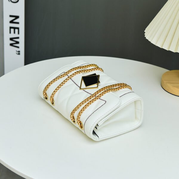 DSC_3495_1 Black Diamond Bag For Women Summer Fashion All-Match Chain Shoulder Bag Temperament Crossbody Handbag