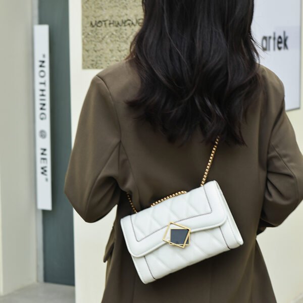 DSC_3543_1 Black Diamond Bag For Women Summer Fashion All-Match Chain Shoulder Bag Temperament Crossbody Handbag