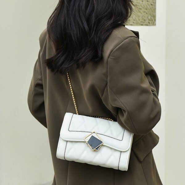 DSC_3544_1 Black Diamond Bag For Women Summer Fashion All-Match Chain Shoulder Bag Temperament Crossbody Handbag