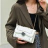 DSC_3545_1 Black Diamond Bag For Women Summer Fashion All-Match Chain Shoulder Bag Temperament Crossbody Handbag