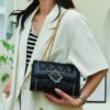 DSC_3593_1 Black Diamond Bag For Women Summer Fashion All-Match Chain Shoulder Bag Temperament Crossbody Handbag