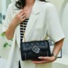 DSC_3597_1 Black Diamond Bag For Women Summer Fashion All-Match Chain Shoulder Bag Temperament Crossbody Handbag