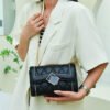 DSC_3601_1 Black Diamond Bag For Women Summer Fashion All-Match Chain Shoulder Bag Temperament Crossbody Handbag