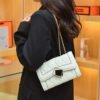 DSC_3678_1 Black Diamond Bag For Women Summer Fashion All-Match Chain Shoulder Bag Temperament Crossbody Handbag