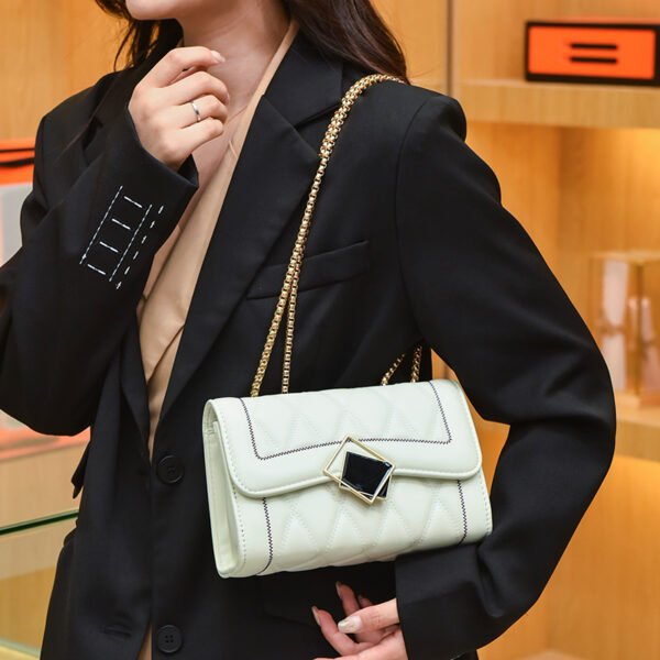 DSC_3679_1 Black Diamond Bag For Women Summer Fashion All-Match Chain Shoulder Bag Temperament Crossbody Handbag
