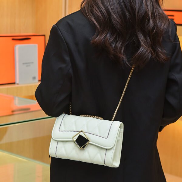 DSC_3683_1 Black Diamond Bag For Women Summer Fashion All-Match Chain Shoulder Bag Temperament Crossbody Handbag