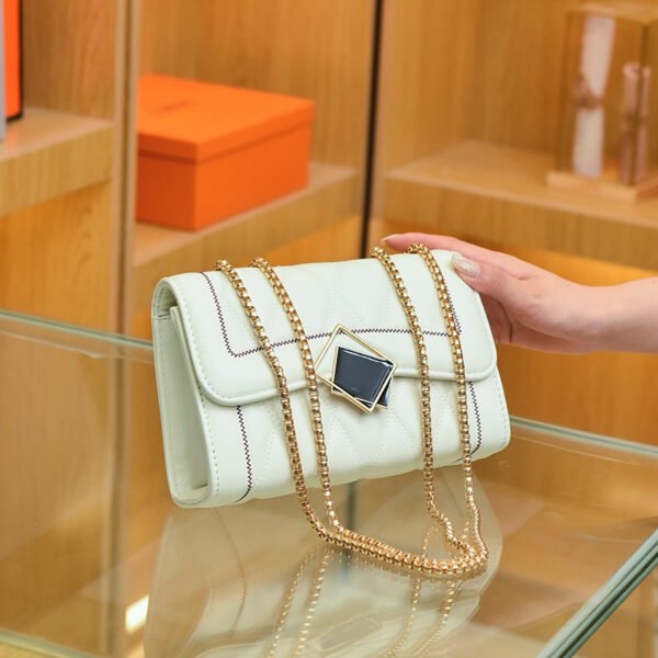 DSC_3720_1 Black Diamond Bag For Women Summer Fashion All-Match Chain Shoulder Bag Temperament Crossbody Handbag