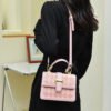 Diamond Chain Bag Niche High-End Plaid Small Square Bag Shoulder Messenger Bag