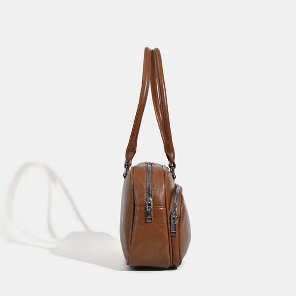 Postman Style Retro Commuter Bowling Bag Female Korean Underarm Bag Large Capacity Pillow Bag