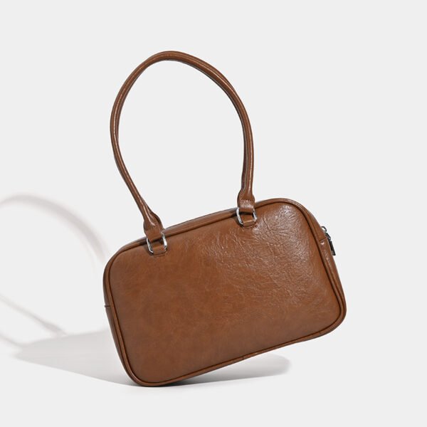 Postman Style Retro Commuter Bowling Bag Female Korean Underarm Bag Large Capacity Pillow Bag