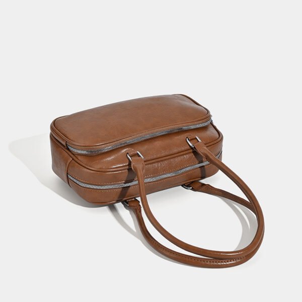 Postman Style Retro Commuter Bowling Bag Female Korean Underarm Bag Large Capacity Pillow Bag