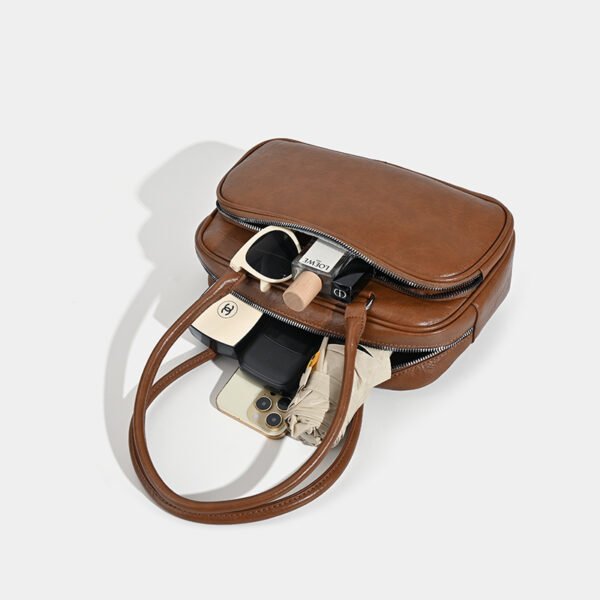 Postman Style Retro Commuter Bowling Bag Female Korean Underarm Bag Large Capacity Pillow Bag