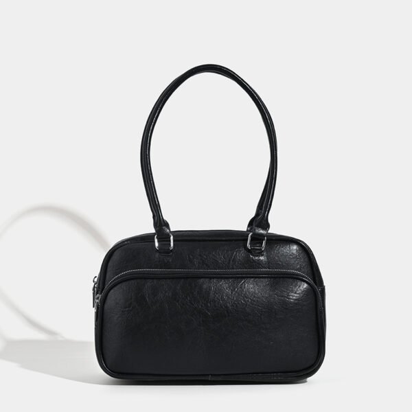 Postman Style Retro Commuter Bowling Bag Female Korean Underarm Bag Large Capacity Pillow Bag