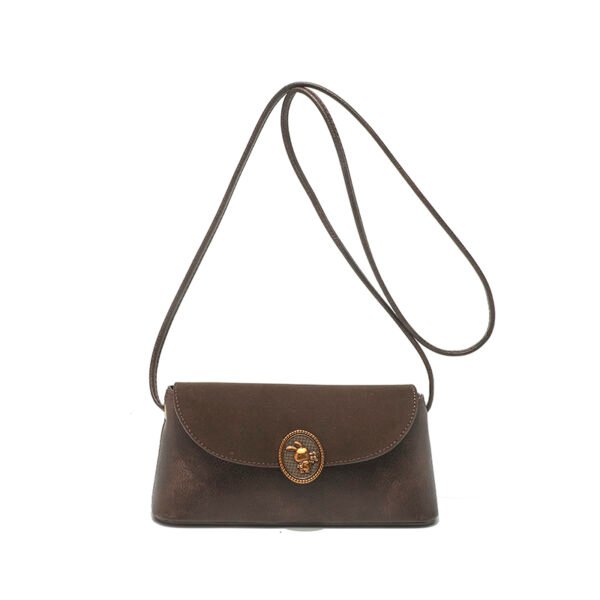 IMG_0450 Niche design retro baguette underarm bag women's shoulder bag fashionable and versatile crossbody women's bag