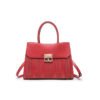 Atmospheric middle-aged women's crossbody handbag large capacity red multifunctional bag