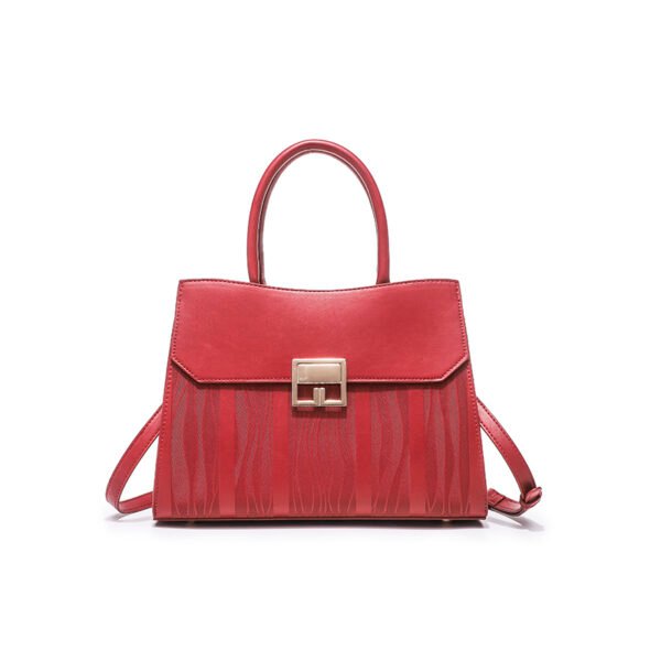 Atmospheric middle-aged women's crossbody handbag large capacity red multifunctional bag